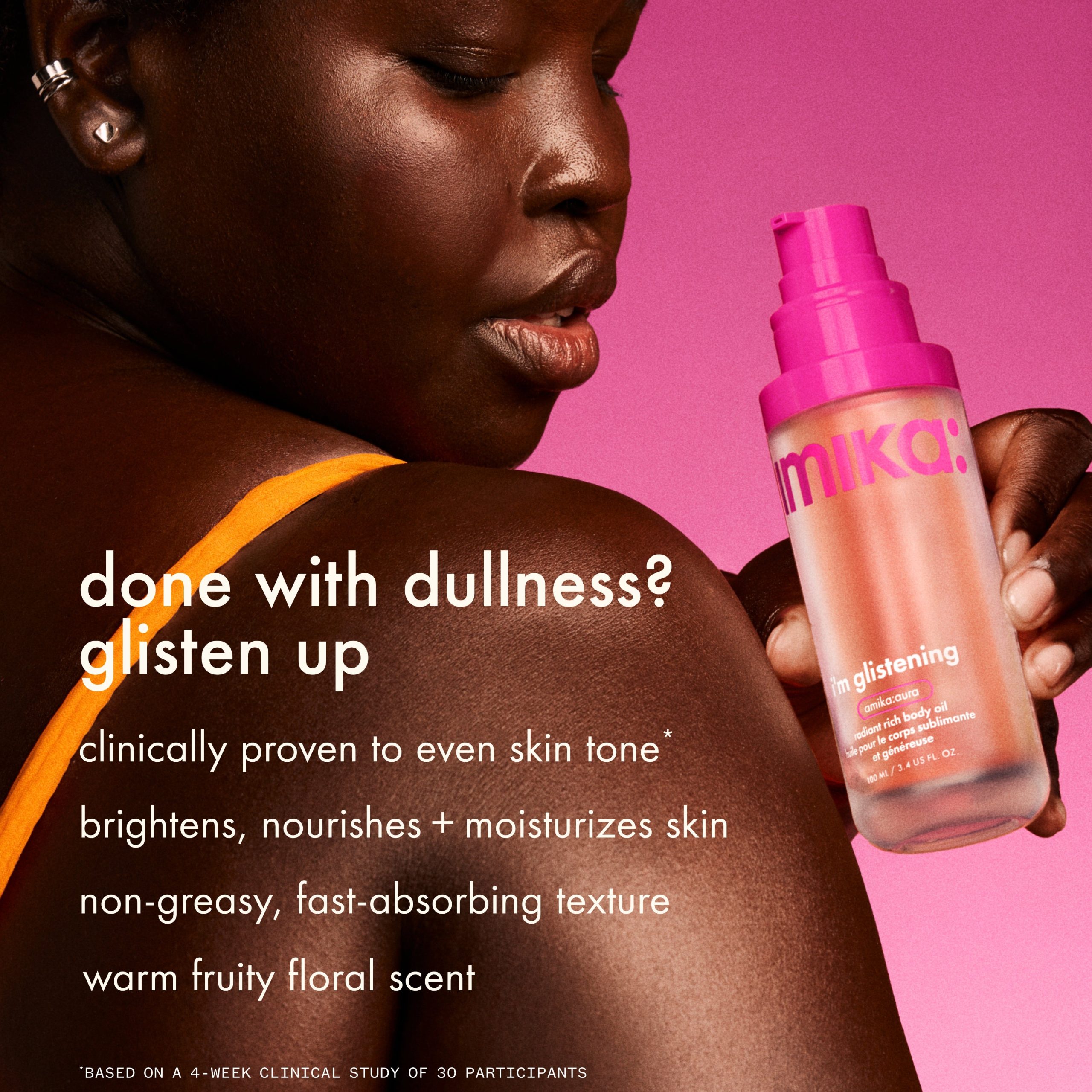 i-m glistening radiant rich body oil - Image 2