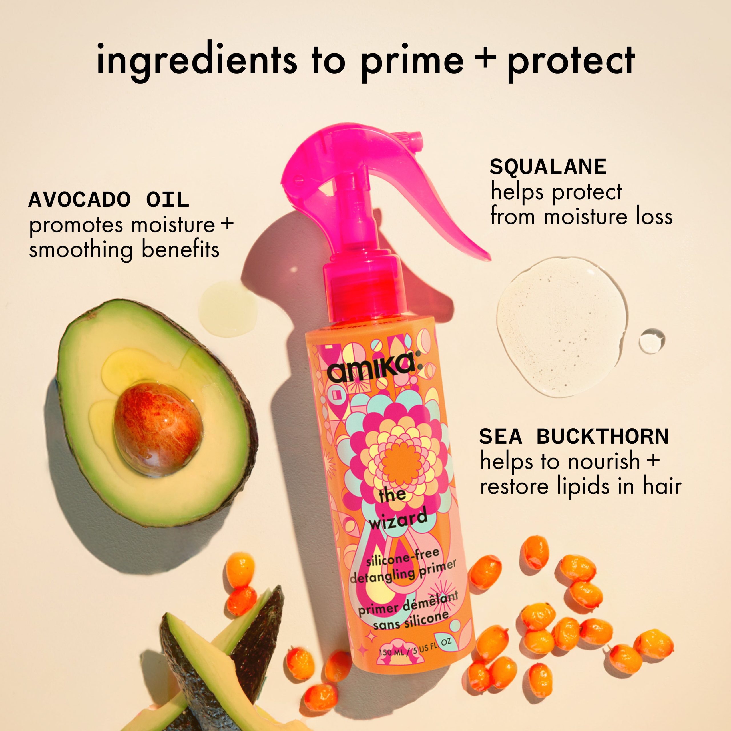 the wizard silicone-free detangling hair primer - Image 3