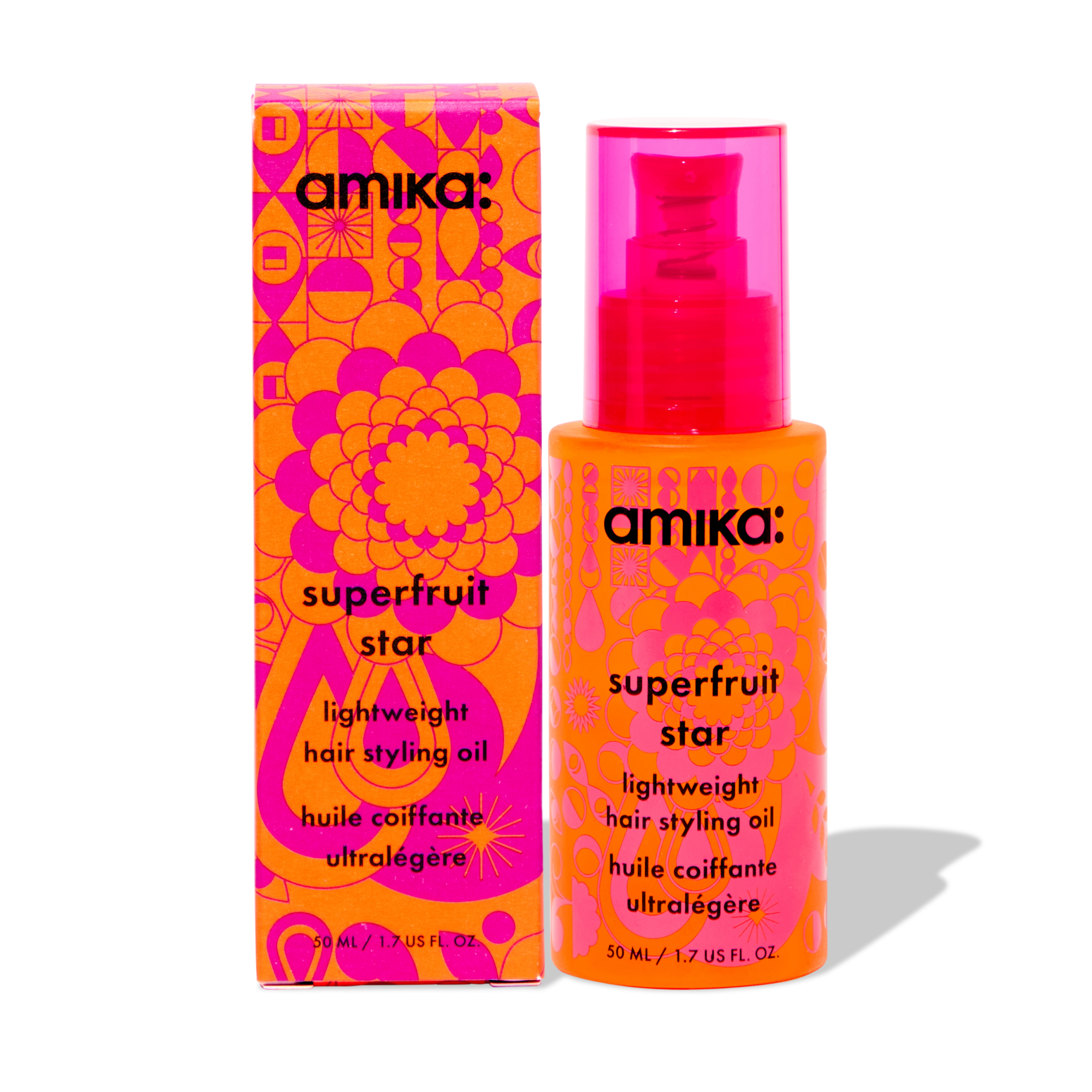 superfruit star lightweight hair styling + heat defense oil - Image 16
